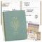 bloom daily planners 2026 Hard Cover Weekly & Monthly Planner, 8.5" x 11", Linen, Green